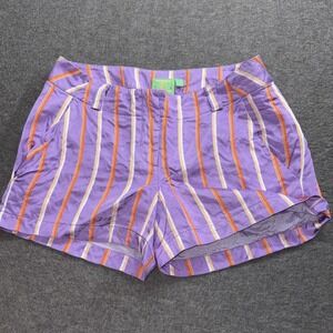 Jules Reid Women's Shorts Purple Stripe Size 4